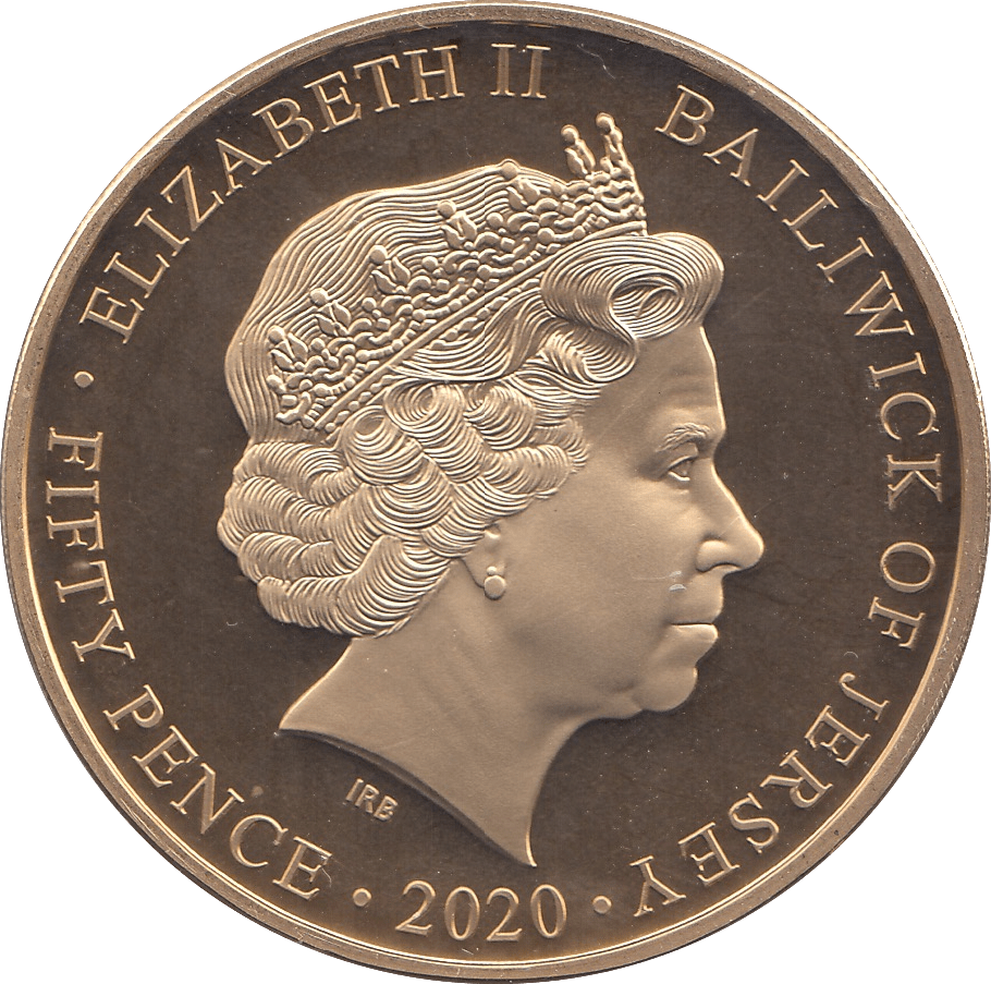 2020 FIFTY PENCE GUERNSEY - WORLD COINS - Cambridgeshire Coins