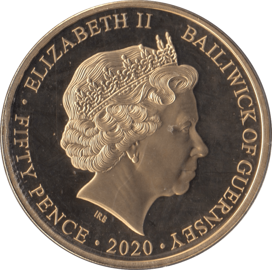 2020 FIFTY PENCE GUERNSEY - WORLD COINS - Cambridgeshire Coins