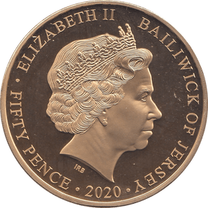 2020 FIFTY PENCE GUERNSEY - WORLD COINS - Cambridgeshire Coins