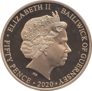 2020 FIFTY PENCE GUERNSEY - WORLD COINS - Cambridgeshire Coins
