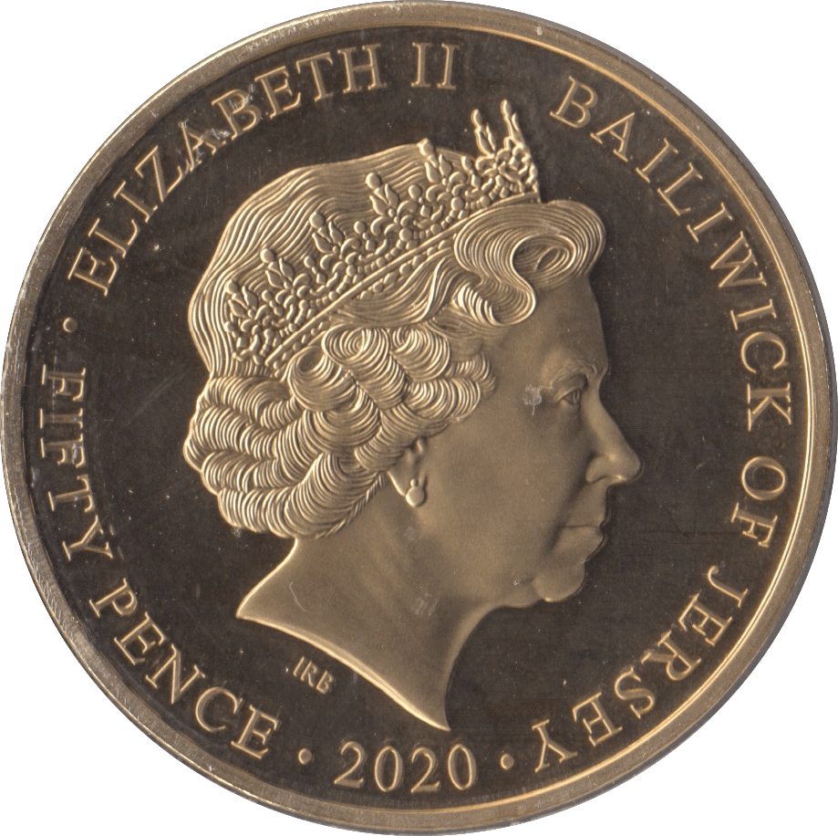2020 FIFTY PENCE GUERNSEY - WORLD COINS - Cambridgeshire Coins