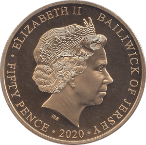 2020 FIFTY PENCE GUERNSEY - WORLD COINS - Cambridgeshire Coins