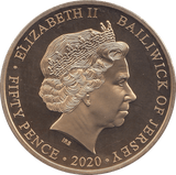 2020 FIFTY PENCE GUERNSEY - WORLD COINS - Cambridgeshire Coins