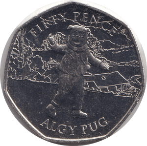 2020 FIFTY PENCE - IOM ALGY PUG - WORLD COINS - Cambridgeshire Coins