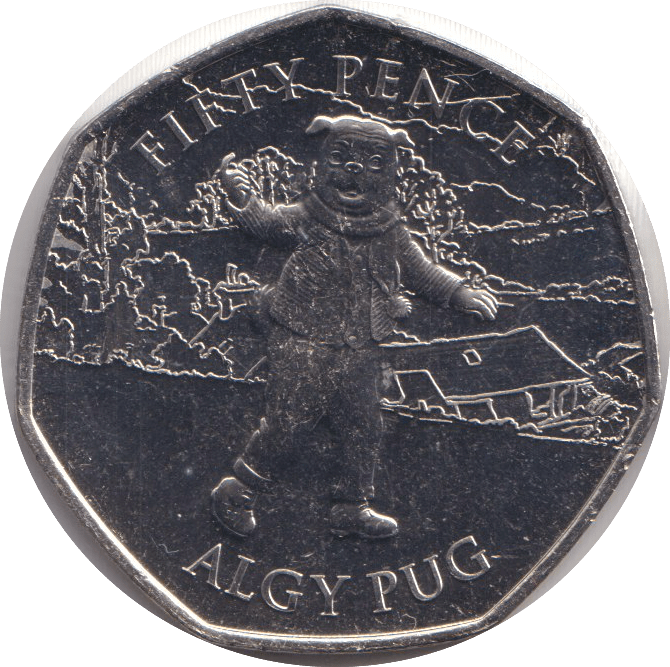 2020 FIFTY PENCE - IOM ALGY PUG - WORLD COINS - Cambridgeshire Coins