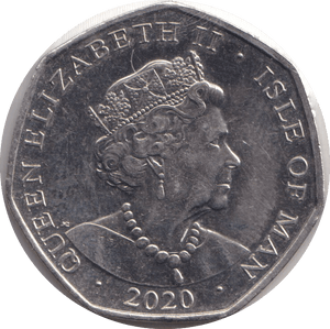 2020 FIFTY PENCE - IOM BILL BADGER - WORLD COINS - Cambridgeshire Coins