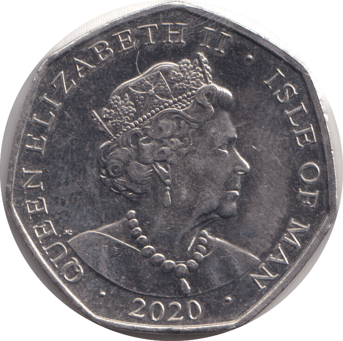 2020 FIFTY PENCE - IOM BILL BADGER - WORLD COINS - Cambridgeshire Coins