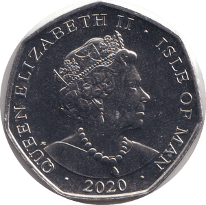 2020 FIFTY PENCE - IOM EDWARD TRUNK - WORLD COINS - Cambridgeshire Coins