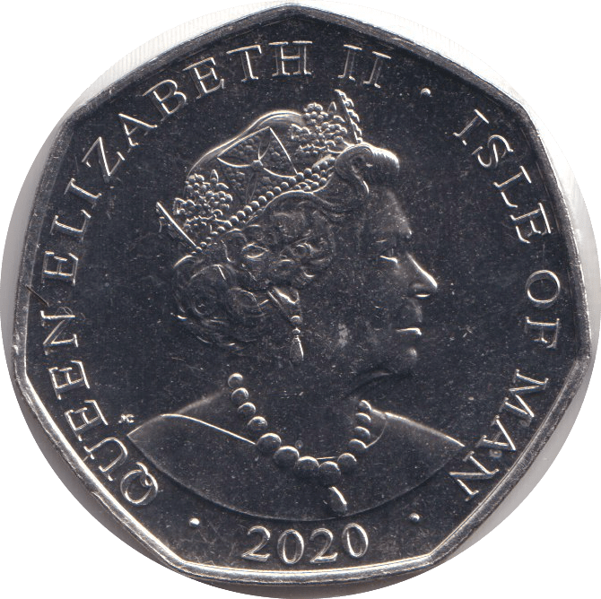2020 FIFTY PENCE - IOM EDWARD TRUNK - WORLD COINS - Cambridgeshire Coins