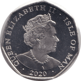 2020 FIFTY PENCE - IOM GOAT - WORLD COINS - Cambridgeshire Coins