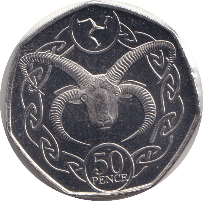 2020 FIFTY PENCE - IOM GOAT - WORLD COINS - Cambridgeshire Coins