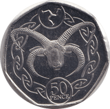 2020 FIFTY PENCE - IOM GOAT - WORLD COINS - Cambridgeshire Coins