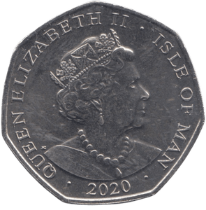 2020 FIFTY PENCE- IOM 'I' - 50P REGIONAL ISSUES - Cambridgeshire Coins