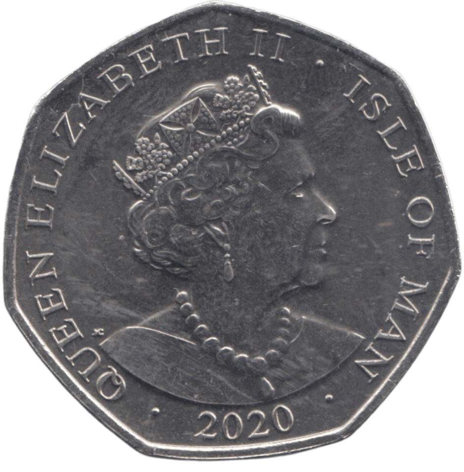 2020 FIFTY PENCE- IOM 'I' - 50P REGIONAL ISSUES - Cambridgeshire Coins
