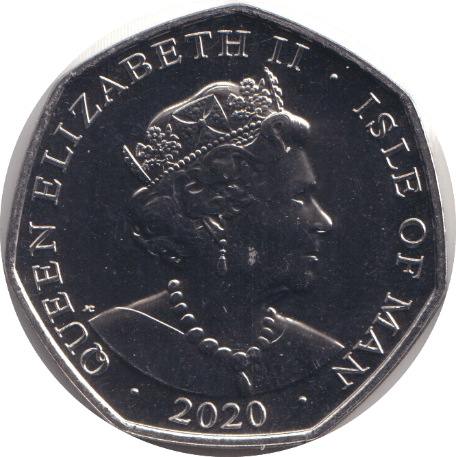 2020 FIFTY PENCE - IOM 'I' - WORLD COINS - Cambridgeshire Coins