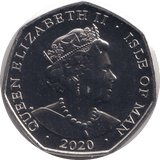 2020 FIFTY PENCE - IOM 'I' - WORLD COINS - Cambridgeshire Coins