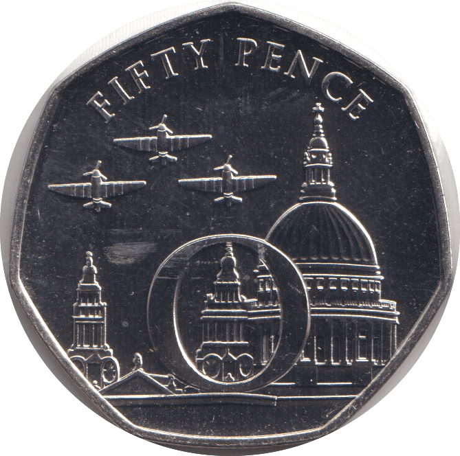 2020 FIFTY PENCE - IOM 'O' - WORLD COINS - Cambridgeshire Coins