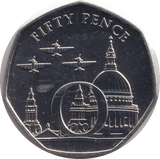 2020 FIFTY PENCE - IOM 'O' - WORLD COINS - Cambridgeshire Coins