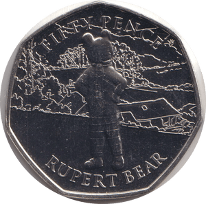 2020 FIFTY PENCE - IOM RUPERT BEAR - WORLD COINS - Cambridgeshire Coins