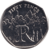 2020 FIFTY PENCE - IOM 'R' - WORLD COINS - Cambridgeshire Coins