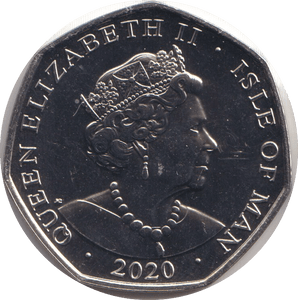 2020 FIFTY PENCE - IOM 'R' - WORLD COINS - Cambridgeshire Coins