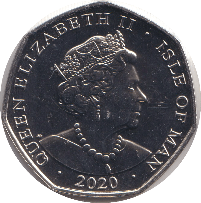 2020 FIFTY PENCE - IOM 'R' - WORLD COINS - Cambridgeshire Coins