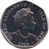 2020 FIFTY PENCE - IOM 'R' - WORLD COINS - Cambridgeshire Coins