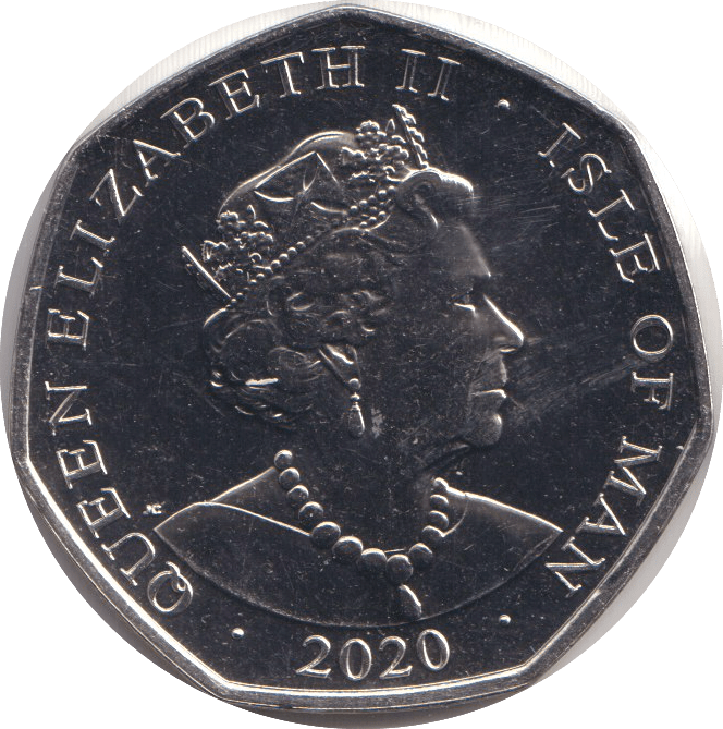 2020 FIFTY PENCE - IOM 'V' - WORLD COINS - Cambridgeshire Coins