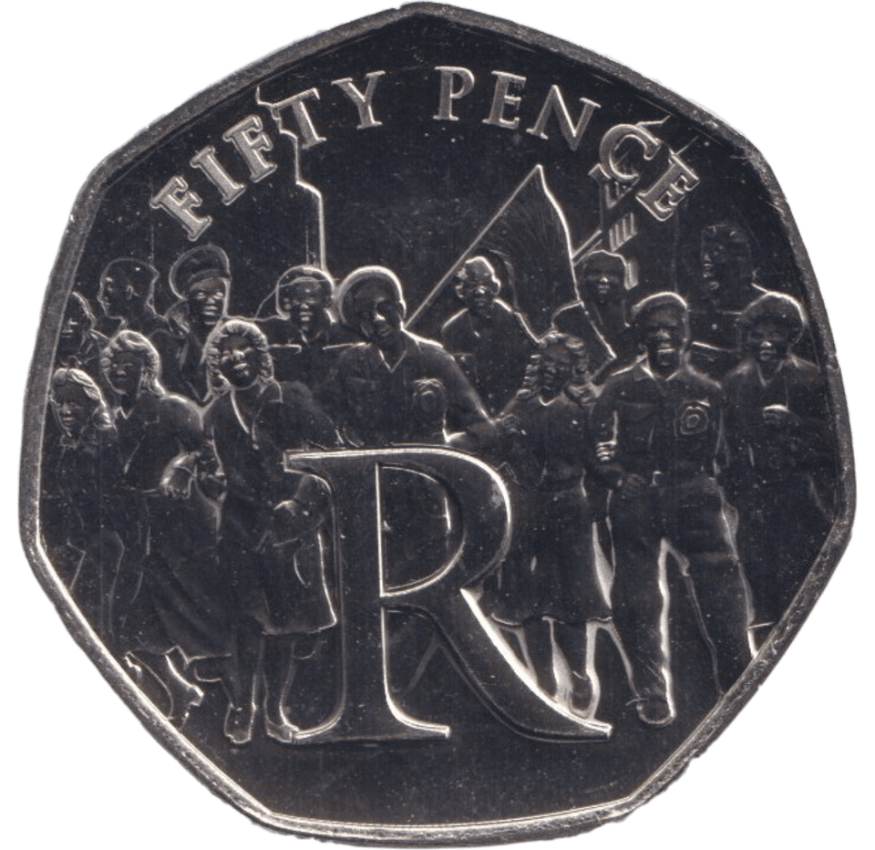 2020 FIFTY PENCE- 'R' ISLE OF MAN - 50P REGIONAL ISSUES - Cambridgeshire Coins