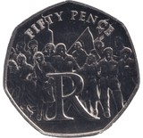 2020 FIFTY PENCE- 'R' ISLE OF MAN - 50P REGIONAL ISSUES - Cambridgeshire Coins