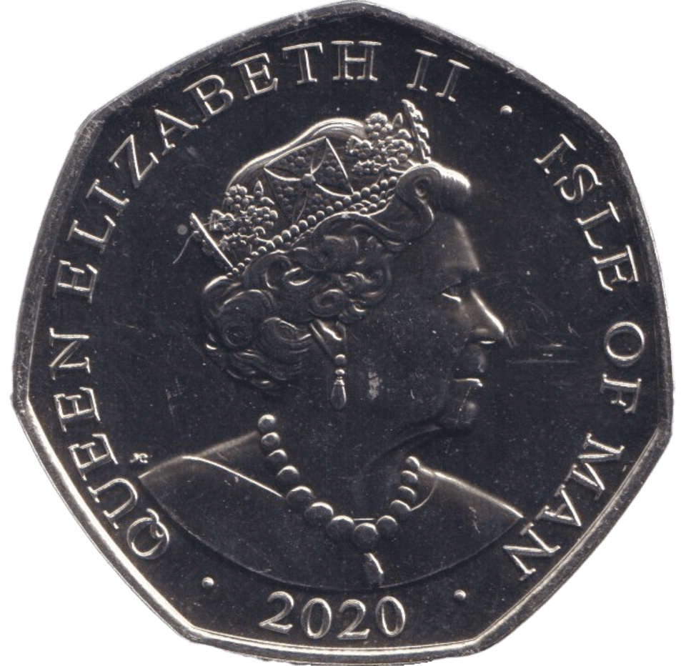 2020 FIFTY PENCE- 'R' ISLE OF MAN - 50P REGIONAL ISSUES - Cambridgeshire Coins