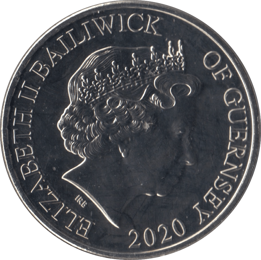 2020 FIVE POUND GUERNSEY - WORLD COINS - Cambridgeshire Coins