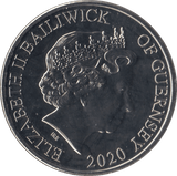 2020 FIVE POUND GUERNSEY - WORLD COINS - Cambridgeshire Coins