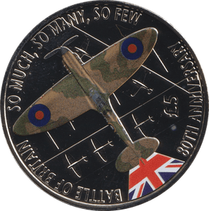 2020 FIVE POUNDS BATTLE OF BRITAIN F78 - Crown - Cambridgeshire Coins