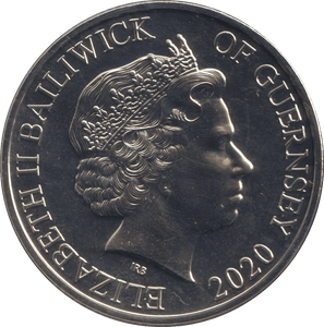 2020 FIVE POUNDS GUERNSEY BATTLE OF BRITAIN - WORLD COINS - Cambridgeshire Coins