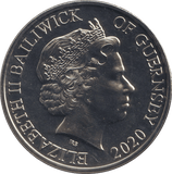 2020 FIVE POUNDS GUERNSEY BATTLE OF BRITAIN - WORLD COINS - Cambridgeshire Coins
