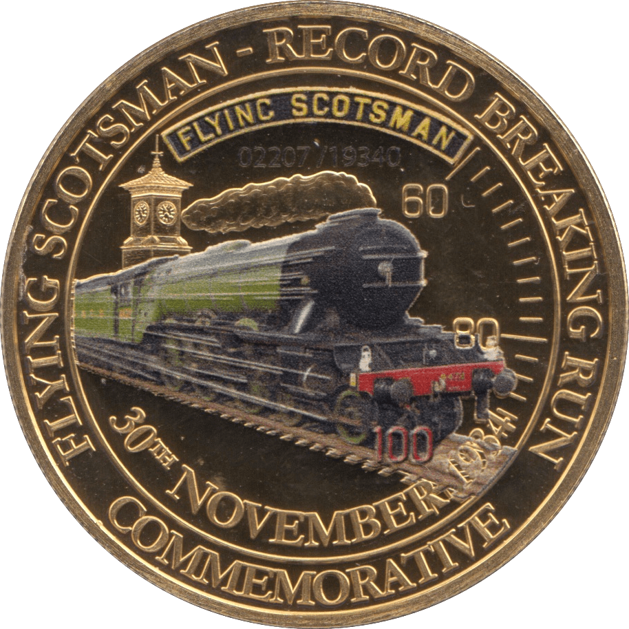 2020 FLYING SCOTSMAN MEDAL - MEDALS & MEDALLIONS - Cambridgeshire Coins