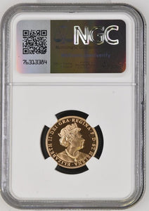 2020 GOLD 1 SOVEREIGN ST.HELENA KING GEORGE III SPADE GUINEA ( NGC ) PF 70 ULTRA CAMEO - NGC GOLD COINS - Cambridgeshire Coins