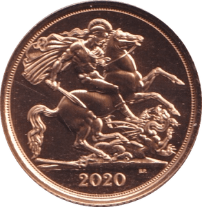 2020 GOLD HALF SOVEREIGN ( BU ) - HALF SOVEREIGN - Cambridgeshire Coins