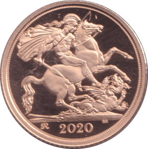 2020 GOLD HALF SOVEREIGN ( PROOF ) - HALF SOVEREIGN - Cambridgeshire Coins