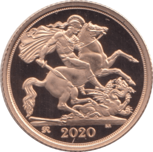 2020 GOLD HALF SOVEREIGN ( PROOF ) - HALF SOVEREIGN - Cambridgeshire Coins