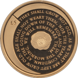 2020 GOLD PLATED FIVE POUNDS ALDERNEY - WORLD COINS - Cambridgeshire Coins