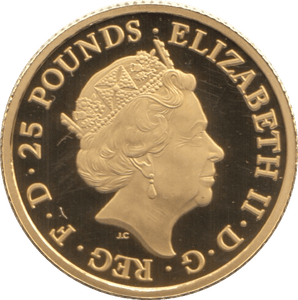 2020 GOLD PROOF £25 1/4 OUNCE BRITANNIA WHITE LION OF MORTIMER - GOLD BRITANNIAS - Cambridgeshire Coins