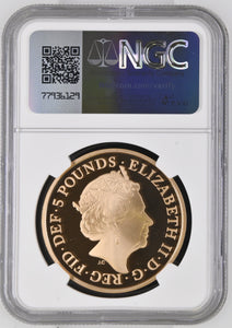 2020 GOLD PROOF £5 SOVEREIGN END OF SECOND WORLD WAR 75TH ANNIVERSARY ( NGC ) PF 69 ULTRA CAMEO - NGC GOLD COINS - Cambridgeshire Coins
