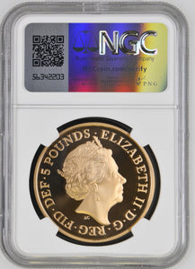 2020 GOLD PROOF £5 SOVEREIGN ( NGC ) PF 69 ULTRA CAMEO 1000TH ANNIVERSARY OF KING CANUTE ( CNUT ) CORONATION VERY SCARCE ONLY 150 MINTED - NGC GOLD COINS - Cambridgeshire Coins