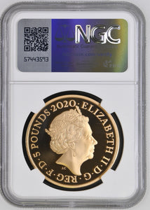 2020 GOLD PROOF £5 SOVEREIGN ( NGC ) PF 69 ULTRA CAMEO KING GEORGE III 200TH ANNIVERSARY OF DEATH - NGC GOLD COINS - Cambridgeshire Coins