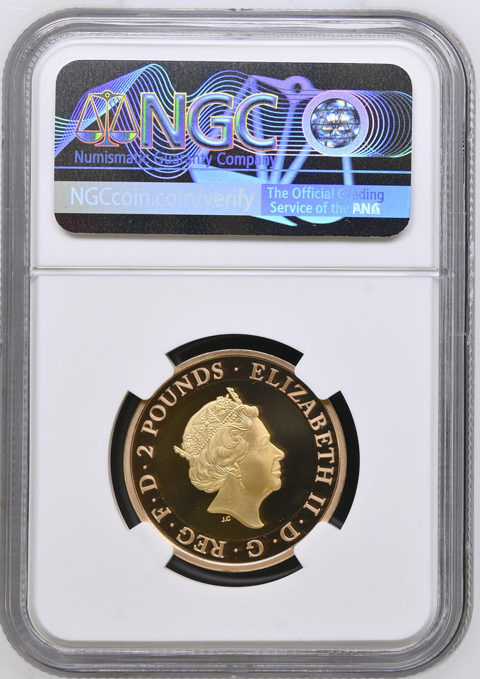 2020 GOLD PROOF £2 AGATHA CHRISTIE PF 70 ULTRA CAMEO - NGC GOLD £2 - Cambridgeshire Coins