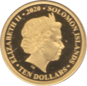 2020 GOLD PROOF TEN DOLLARS SOLOMON ISLANDS - Gold World Coins - Cambridgeshire Coins