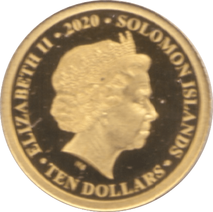 2020 GOLD PROOF TEN DOLLARS SOLOMON ISLANDS - Gold World Coins - Cambridgeshire Coins