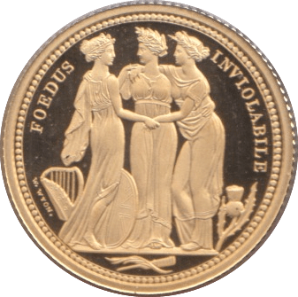 2020 GOLD QUARTER SOVEREIGN ALDERNEY ( PROOF ) - GOLD WORLD COINS - Cambridgeshire Coins